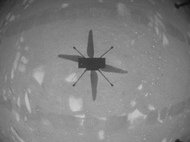 The little helicopter that flew on Mars — Mars · First flight: April 19, 2021